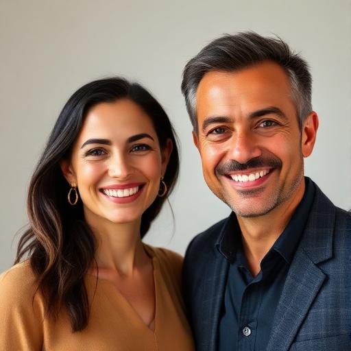 Foto de Carla e Marcelo Schmidt